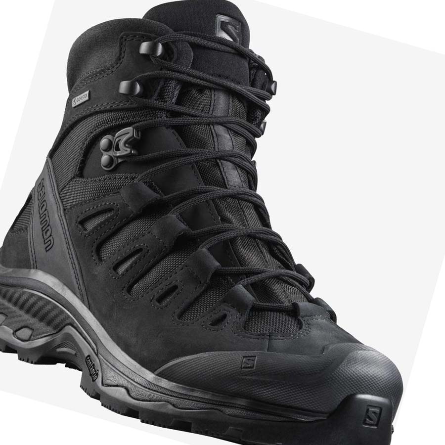 Salomon QUEST 4D GORE-TEX FORCES 2 EN Csizma Férfi Fekete | HU 2258UZG